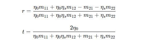 反射系數與透射系數